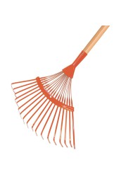 Tramontina Steel Leaf Rake W/18 Teeth & Handle (120 cm)