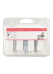 Hettich Plastic Magnetic Catch (45 mm, 10 Pieces)