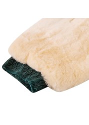 Autoplus Large Car Polish Sheepskin Soft Glove (Beige)