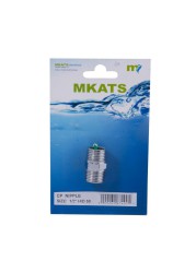 Mkats CP Nipple Plumbing Fixture (1.27 cm, Silver)