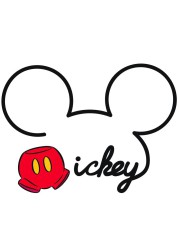 RoomMates Glow, Peel & Stick All About Mickey Giant Wall Decal Set (10 pcs)