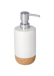 Wenko Soap Dispenser Cork (9 x 7.5 cm, White)