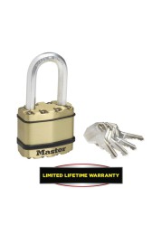 Master Lock Laminated Steel Heavy Duty Padlock W/Keys (8.6 x 4.5 x 2.2 cm)