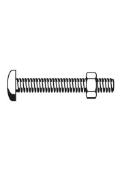 Suki Steel Roofing Bolt (M5 x 3 cm)