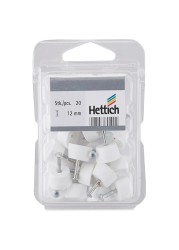 Hettich Support for Wooden Shelf (White, Pack of 20)