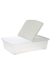 Cosmoplast Plastic Under Bed Storage Box (45 L, 70 x 50 x 18 cm )