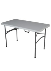 Cosmoplast Plastic Folding Picnic Table W/Metal Legs