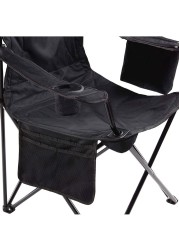 Coleman Steel Foldable Camping Quad Chair W/Cooler