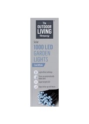 The Outdoor Living Company Solar 1000 LED Garden Lights (Cool White)