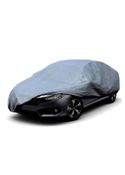 Duracover PEVA & Non-Woven Anti-Scratch Car Cover (XL, 482.6 x 177.8 x 119.4 cm)