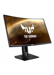 Asus TUF Gaming VG27VQ 27&rdquo; Curved Monitor, 1080P Full HD, 165Hz (Supports 144Hz), Freesync, 1ms, Extreme Low Motion Blur, Eye Care, DisplayPort HDMI,Black