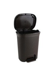 Hobby Life Plastic Diamond Pedal Dustbin (6.5 L, 19.5 x 25 x 30.5 cm)