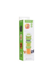 KitchenCraft Healthy Eating Stacking Food Container Set (Set of 3)