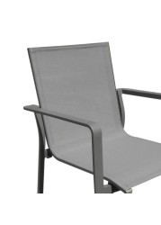 Aluminum High Armchair Rainbow (60 x 58 x 110 cm)