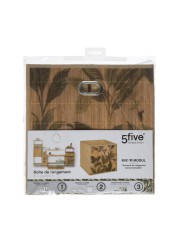 5five Natural Bamboo Storage Basket (31 x 31 cm)