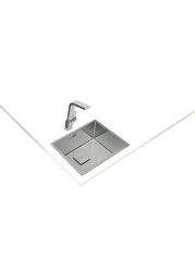 Teka Flexlinea Stainless Steel 3-in-1 Installation Sink (44 x 20 x 54 cm)