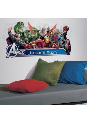 RoomMates Avengers Assemble Headboard Giant Wall Decal + Alphabet