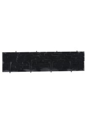 Garden Plast Stone Palisade (3 pcs, 2.4 m, Black)