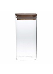 Neoflam Square Borosilicate Glass Jar W/Lid (700 ml)