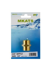 Mkats 3/4" Brass Nipple