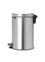 Brabantia NewIcon Pedal Bin (25.1 x 41.1 cm, 12 L, Matt Steel)