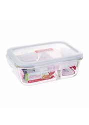 Lock & Lock Glass Container W/Divider (950 ml)