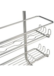 Interdesign Classico Jumbo Shower Caddy (53.3 x 31.4 x 27.9 cm, Silver)