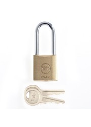 Yale Long Shackle Brass Padlock (2.5 cm)