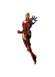 RoomMates Iron Man With Glow Wall Decal (59.9 x 130.04 cm)