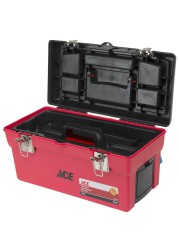 ACE Plastic Tool Box (16 x 35 x 35 cm, Red)