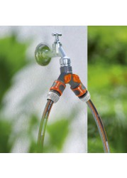 Gardena Twin-Tap Y Connector (86.4 cm, Gray/Orange)