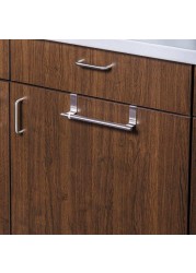 Wenko Stainless Steel Overdoor Towel Rail (35 x 6 x 7 cm)