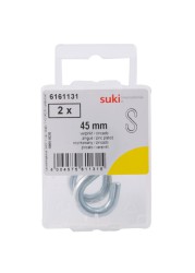 Suki 6161131 S-Hooks (40 mm, Pack of 2)