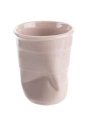 Shallow Finger Press Porcelain Cup, CHP-792-BEI