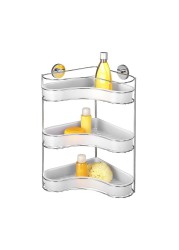 Wenko Milazzo 3-Tier Corner Rack (35 x 29 x 45 cm)