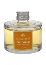 Aura Myst Reed Diffuser (180 ml, Oud Citrus)