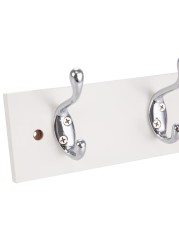 Hettich Wooden Coatrack Lacquered (White)