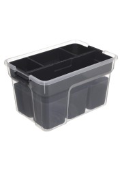 5five Samba Polypropylene Compartment Storage Box (8 L)