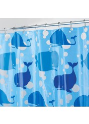 Interdesign Moby Shower Curtain (27 x 23 x 4 cm, Blue)