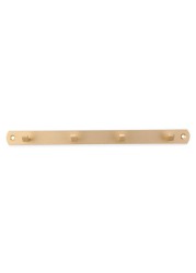 Hettich 4-Hook Coat Rack (Gold)