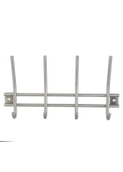 Hettich 4-Hook Coat Rack (Stainless Steel)