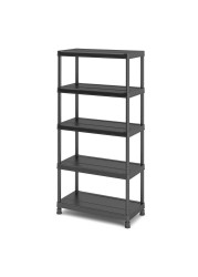 Form Links 5-Tier Polypropylene Shelving Unit (182 x 90 x 45 cm)