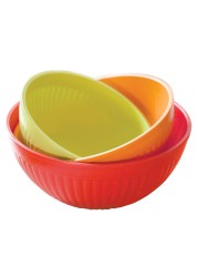 Nordic Prep & Serve Bowls (Set of 4, Multicolored)