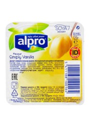 Alpro Heavenly Velvet Vanilla Dessert 125g x Pack of 4