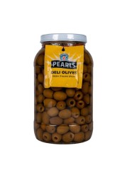 Pearls Green Olives, Pitted, Sea Salt Brine, USA (1.96Kg X 4)