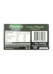 John West Smoked Mussels in Sunflower Oil 85g