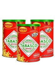 Kitco Tabasco Pepper Sauce Potato Stix 45g x Pack of 6