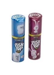 Bazooka Push Pop Blueberry and Cola Flavored Candies 15g x Pack of 20