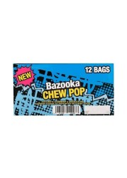 Bazooka Chew Pop Share Bag 140g x12