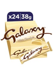 Galaxy White Chocolate Bar 38g x Pack of 24